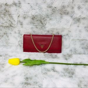 Authentic Prada Red WOC